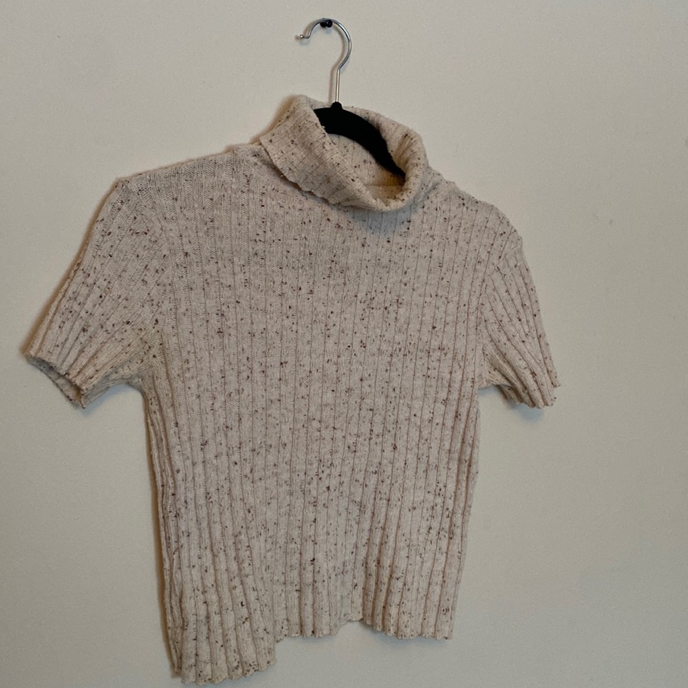 Vintage Boz Small White Turtleneck Tee